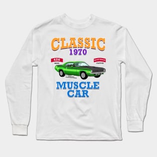 Classic Muscle Car Hot Rod Racing Garage Novelty Gift Long Sleeve T-Shirt